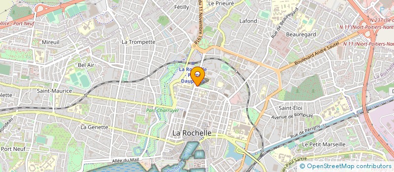 localisation de l'entreprise AMIS DU MUSEUM DE LA ROCHELLE à LA ROCHELLE