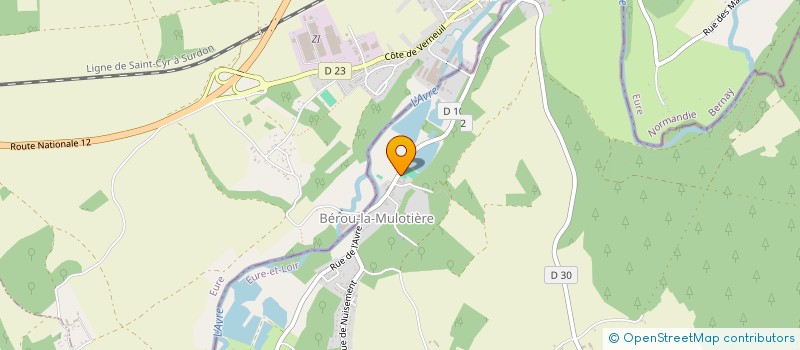 localisation de l'entreprise AMIS DU PATRIMOINE BEROUTIN à BEROU-LA-MULOTIERE