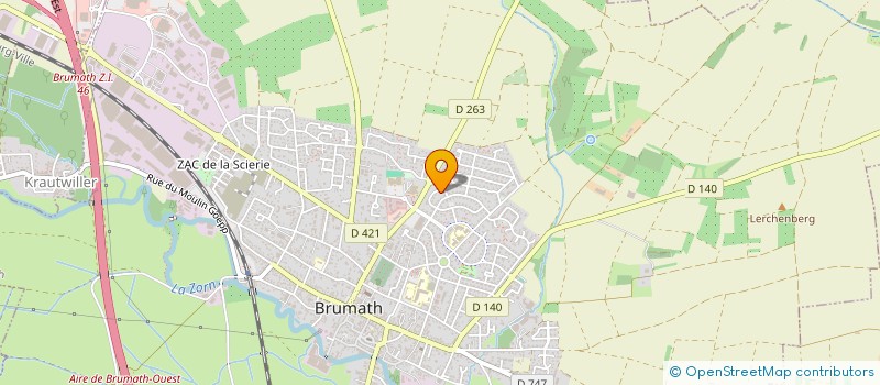 localisation de l'entreprise AMIS DU PATRIMOINE BRUMATHOIS APB  BRUMATH