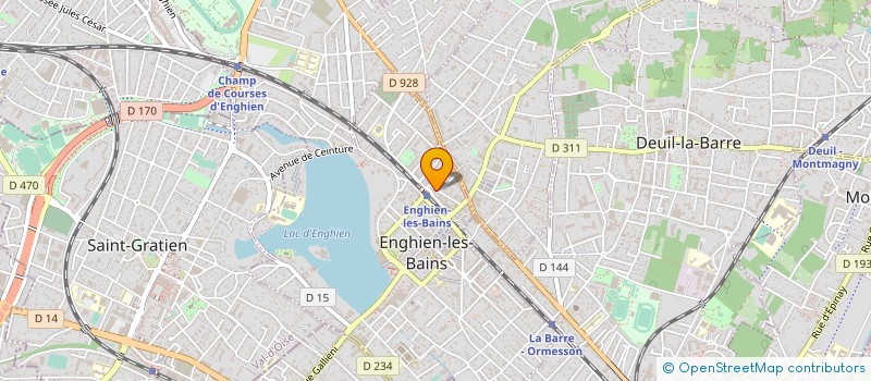 localisation de l'entreprise AMIS DU PERCHOIR SAINT GERVAIS  ENGHIEN-LES-BAINS