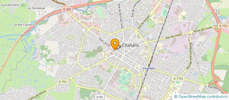 localisation de l'entreprise AMIS DU THEATRE DE CHALLANS à CHALLANS