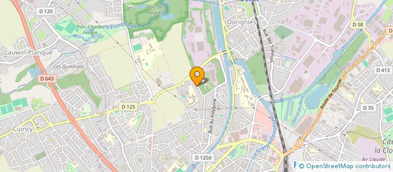 localisation de l'entreprise AMIS ECLAIREUSES ET ECLAIREURS UNIONISTE à DOUAI