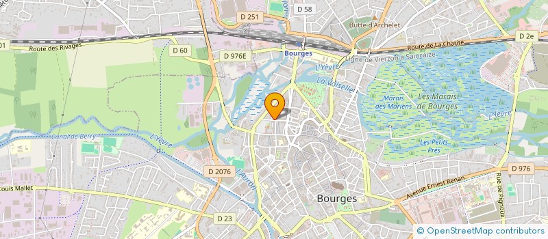 localisation de l'entreprise AMIS EGLISE NOTRE DAME  BOURGES