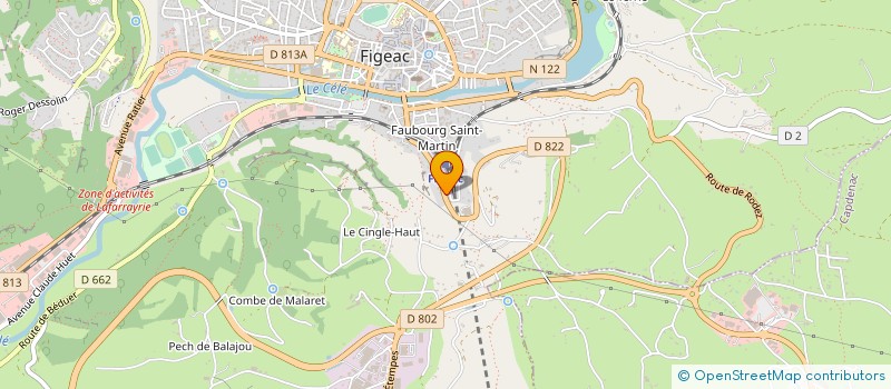 localisation de l'entreprise AMIS EMMAUS FIGEAC à FIGEAC