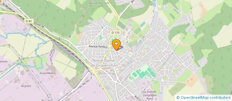 localisation de l'entreprise AMIS EMMAUS ND DE GRAVENCHON à PORT-JEROME-SUR-SEINE