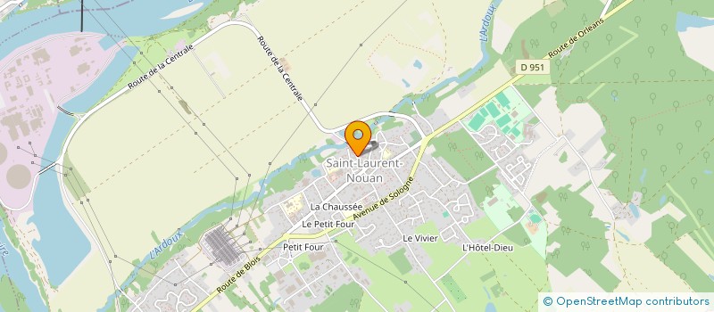 localisation de l'entreprise AMIS EMMAUS ST LAURENT NOUAN à SAINT-LAURENT-NOUAN