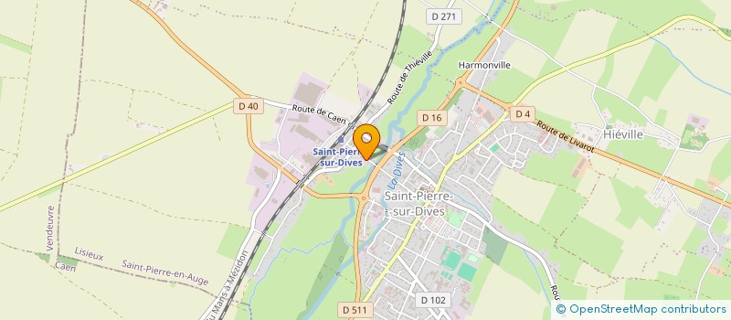 localisation de l'entreprise AMIS EMMAUS ST PIERRE SUR DIVES à SAINT-PIERRE-EN-AUGE