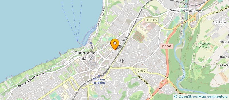 localisation de l'entreprise AMIS EMMAUS THONON à THONON-LES-BAINS