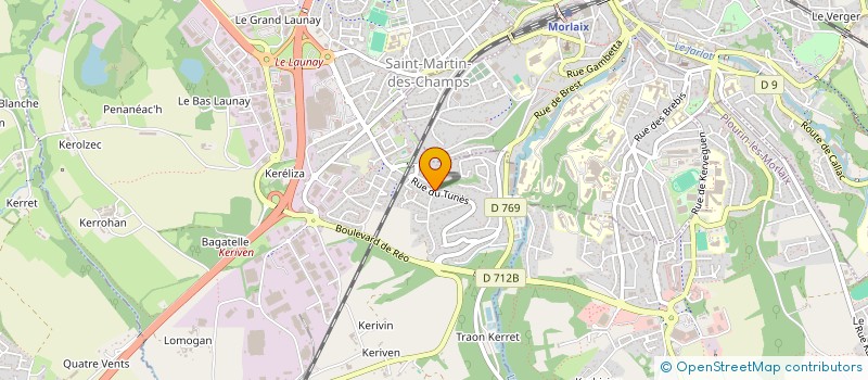 localisation de l'entreprise AMIS ENFANCE MORLAIX ST MARTIN à SAINT-MARTIN-DES-CHAMPS