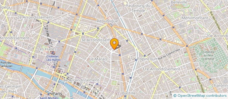 localisation de l'entreprise AMIS GROUPE 265 AMNISTY INTER NATIONAL à PARIS