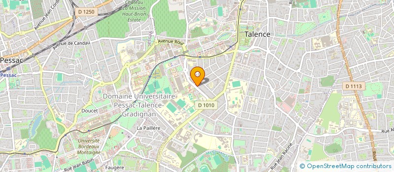 localisation de l'entreprise AMIS INSTITUT ETUDES IBERIQUES  TALENCE