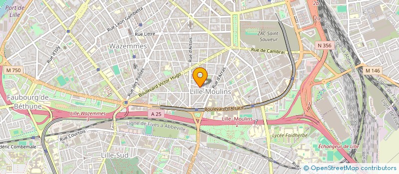 localisation de l'entreprise AMIS JARDINS OUVERTS NEANMOINS CLOTURES à LILLE