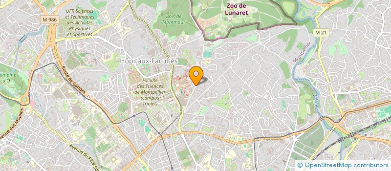 localisation de l'entreprise AMIS LECTURE PULIQUE HERAULT à MONTPELLIER