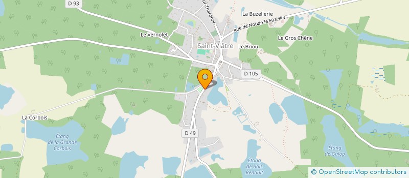 localisation de l'entreprise AMIS MAISONS DES ETANGS DU PATRIMOINE à SAINT-VIATRE