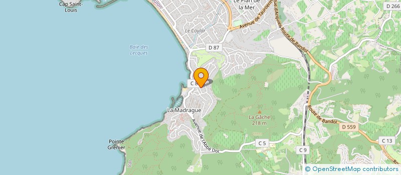 localisation de l'entreprise AMIS MOME ENFANTS MARYSE à SAINT-CYR-SUR-MER