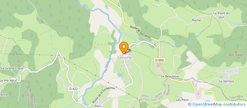 localisation de l'entreprise AMIS MONTAGNE BOURBONNAISE à LE MAYET-DE-MONTAGNE