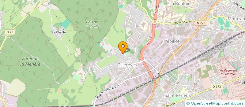 localisation de l'entreprise AMIS MUSEE RESISTANCE DEPORTATION  BESANCON