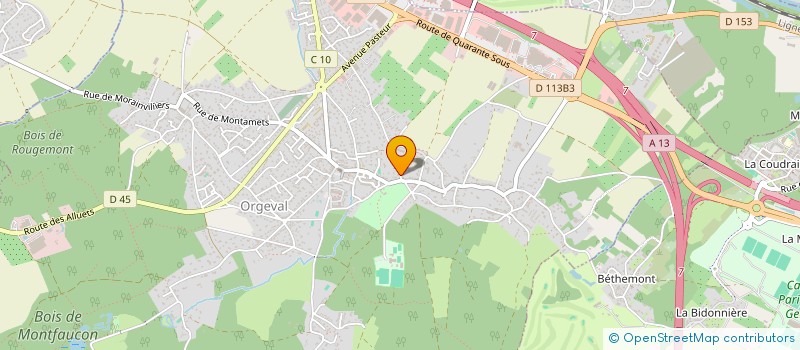 localisation de l'entreprise AMIS PARTI SOCIAL SEINE OISE à ORGEVAL