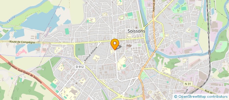 localisation de l'entreprise AMIS PENSIONNAT ENFANT JESUS à SOISSONS