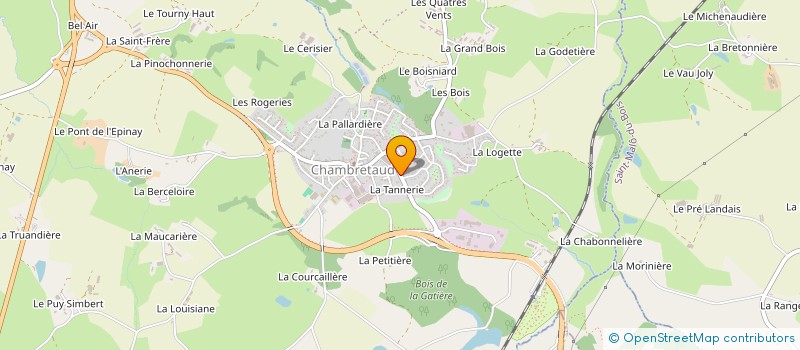 localisation de l'entreprise AMIS PETITS FRERES DES PAUVRES HERBIERS MORTAGNE CHOLET à CHANVERRIE