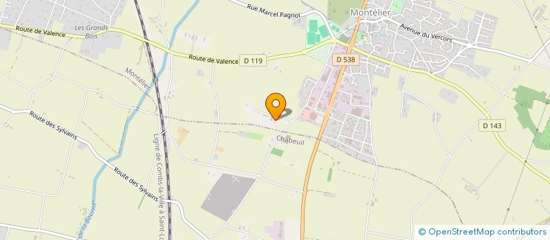 localisation de l'entreprise AMIS RESISTANCE CTE MONTELIMAR  LA BAUME-CORNILLANE