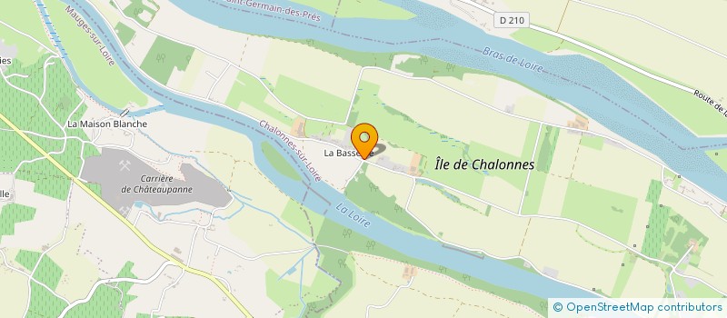 localisation de l'entreprise AMIS REUNIS DE LA BASSE ILE à CHALONNES-SUR-LOIRE