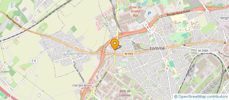 localisation de l'entreprise AMIS SANS FRONTIERES NORD LOMME METROPOLE à LILLE