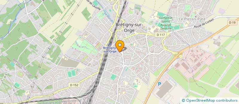 localisation de l'entreprise AMIS SOLIDAIRES ET RESPONSABLES  BRETIGNY SUR ORGE
