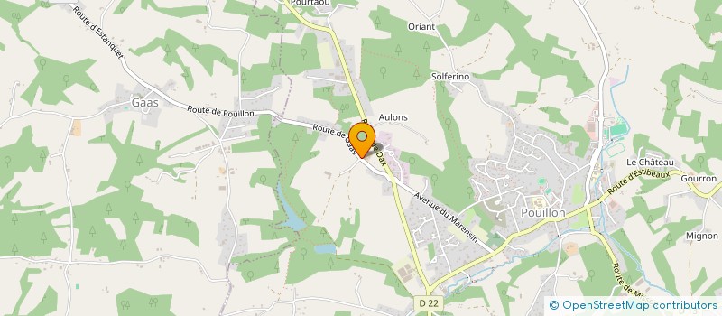 localisation de l'entreprise AMIS SOUND MACHINE ASS  POUILLON