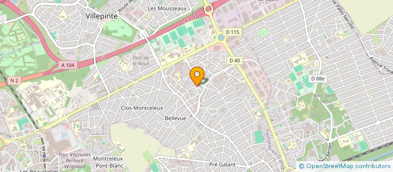 localisation de l'entreprise AMIS TAXIS  VILLEPINTE