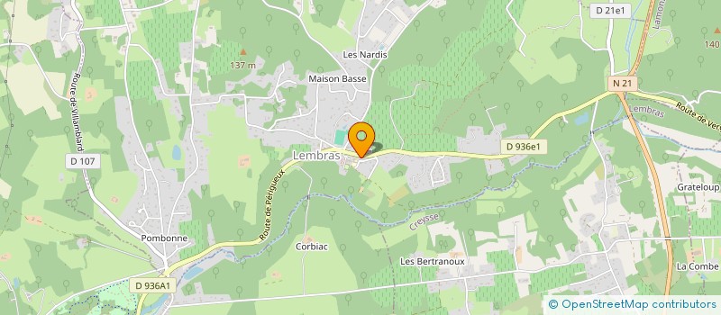 localisation de l'entreprise AMIS TERROIR CYRANO à LEMBRAS