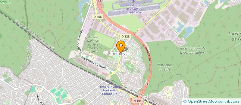 localisation de l'entreprise AMIS TIREURS SPORTIFS DE MARNE LA VALLEE à EMERAINVILLE