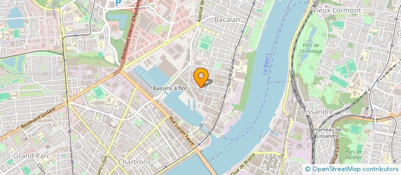 localisation de l'entreprise AMIS TRANS EXPRESS  BORDEAUX