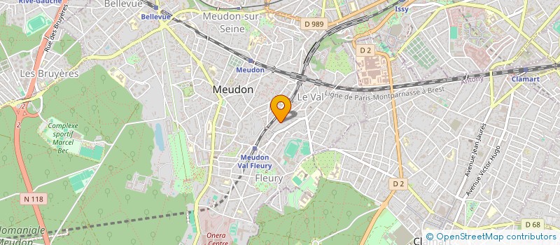 localisation de l'entreprise AMISA à MEUDON