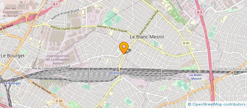 localisation de l'entreprise AMISA à DRANCY