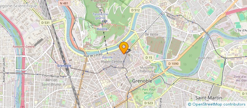 localisation de l'entreprise AMISAND à GRENOBLE
