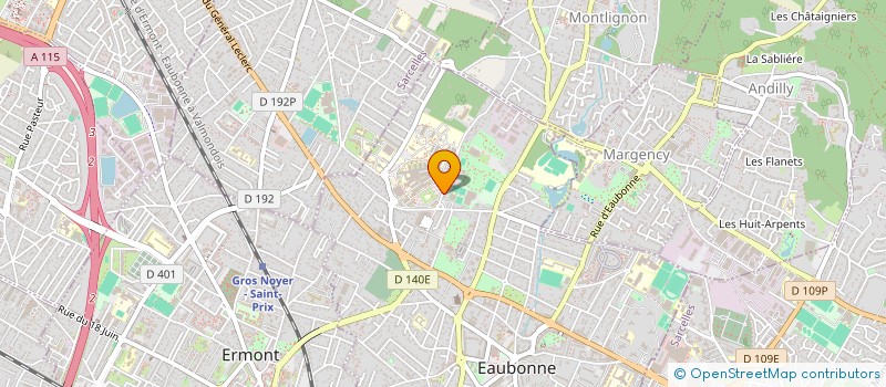 localisation de l'entreprise AMISCA- LES AMIS DE LA CULTURE ET DES ARTS à EAUBONNE