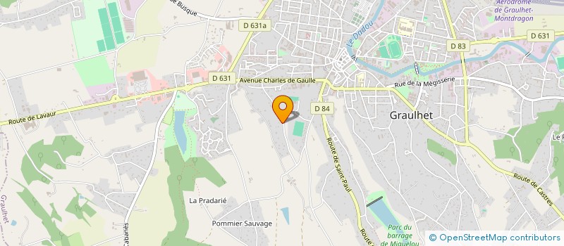 localisation de l'entreprise AMISENSCENE  GRAULHET