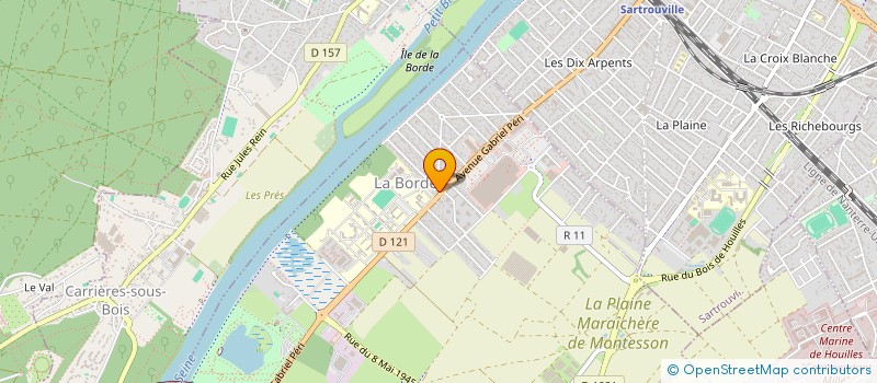 localisation de l'entreprise AMISSON  MONTESSON