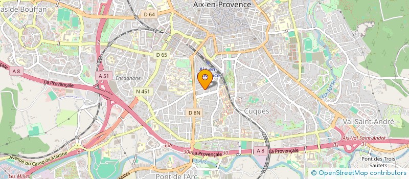 localisation de l'entreprise AMISTA D'AQUI à AIX-EN-PROVENCE