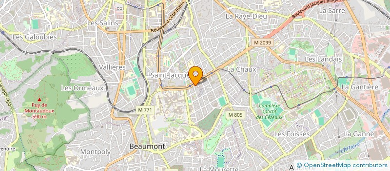 localisation de l'entreprise AMISTADE  CLERMONT-FERRAND