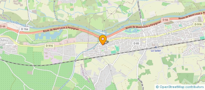 localisation de l'entreprise AMISTAT A L'ENTORN DEL CANIGO  LE SOLER