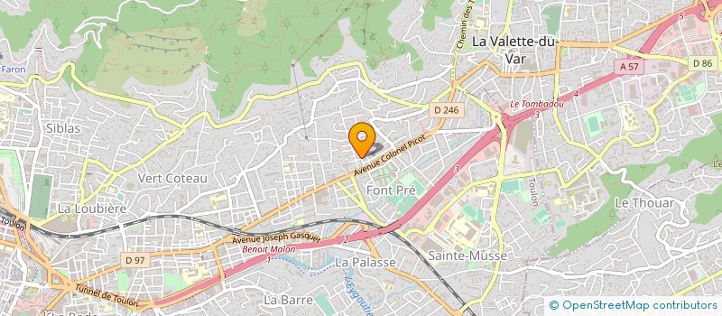 localisation de l'entreprise AMITAG TOULON VAR à TOULON