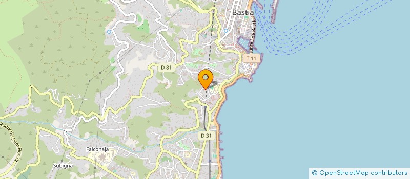 localisation de l'entreprise AMITIE à BASTIA