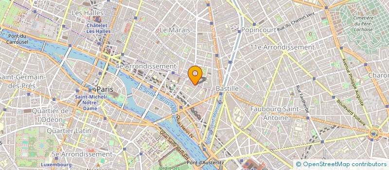 localisation de l'entreprise AMITIE AMOUR BONHEUR COMMUNICATION à PARIS