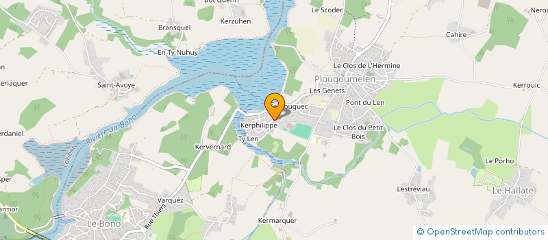 localisation de l'entreprise AMITIE BRETAGNE-GUINEE à PLOUGOUMELEN