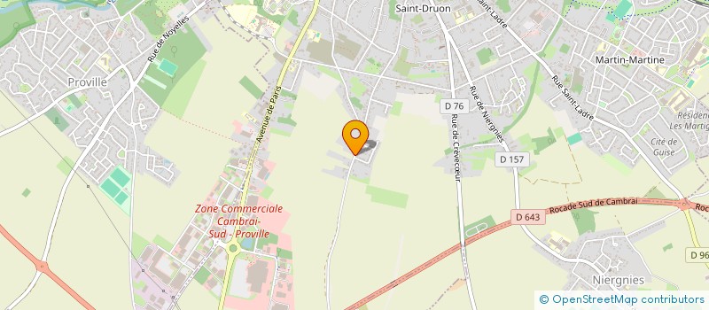 localisation de l'entreprise AMITIE BURKINA CAMBRESIS  CAMBRAI