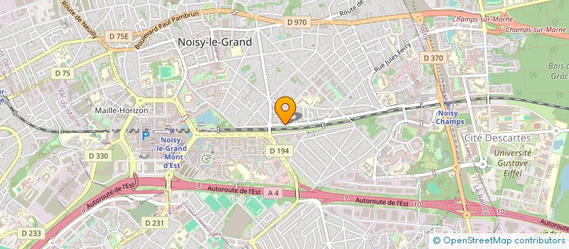 localisation de l'entreprise AMITIE DE NOISY LE GRAND  NOISY-LE-GRAND