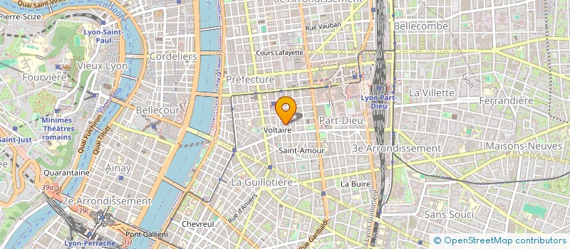 localisation de l'entreprise AMITIE DES PERSONNELS METROPOLITAINS ET MUNICIPAUX  LYON