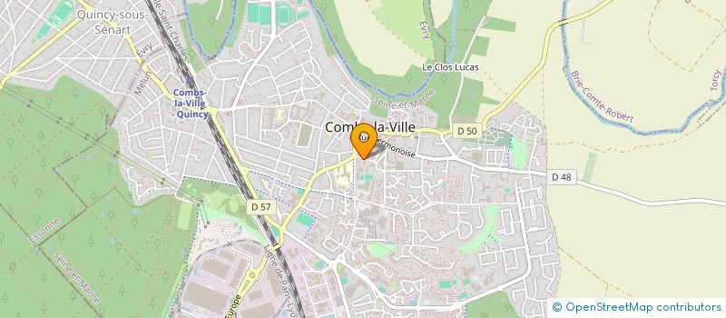 localisation de l'entreprise AMITIE ENTRAIDE  COMBS-LA-VILLE